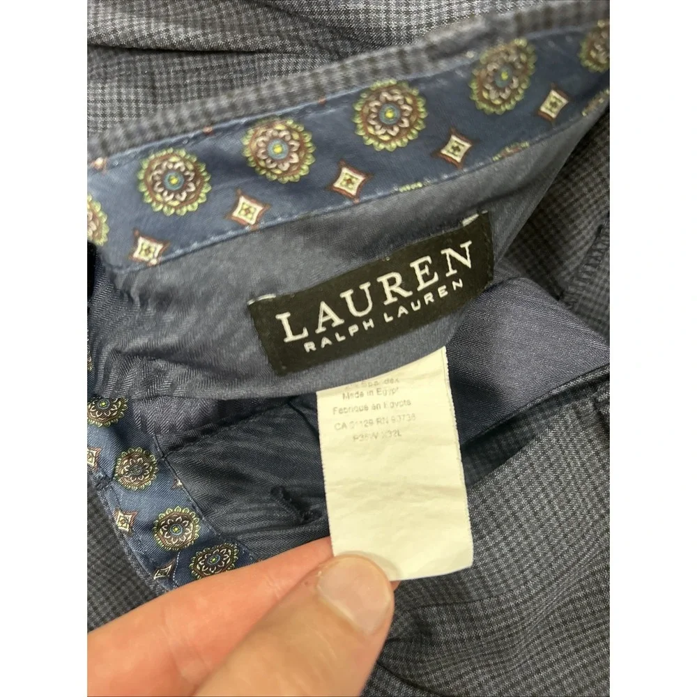 Lauren Ralph Lauren Black Label Dress Pants Men's Size 36x32 Blue